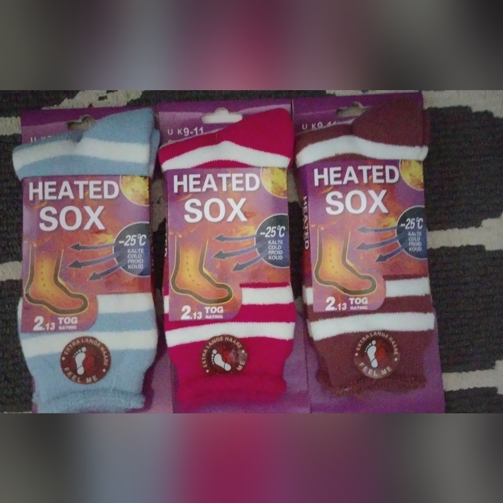 Heated socks